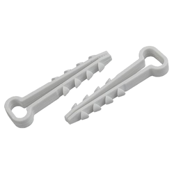 Дюбель хомут ЭРА NO-224-562 для плоского кабеля 5-8 мм белый (10 штук)