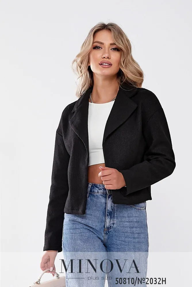 Пиджак 2032Н-черный Minova