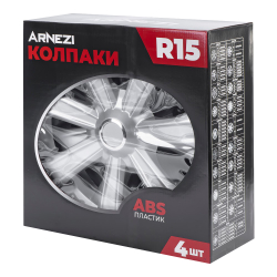 Колпаки R15 Sirrah 4шт (серые) ABS-пластик ARNEZI A0702001