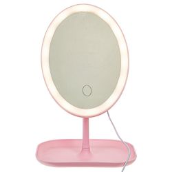 GAEM Зеркало настольное (подсветка, USB), L18 W14 H29 см