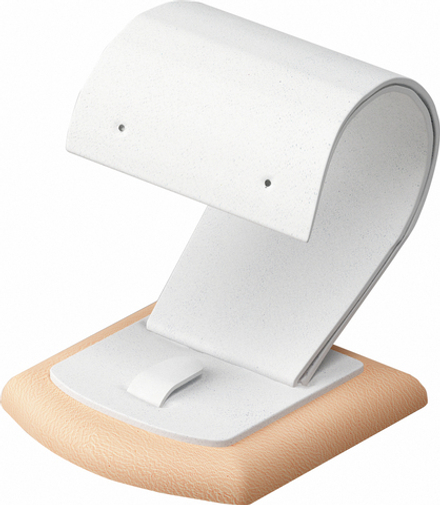 Подставка для гарнитура/кобра/2 отверстия/язычок/накладка/основание