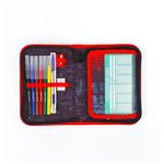 Пенал BRAUBERG с наполнением, 1 отделение, откидная планка, 24 предмета, 21x14 см, "Yellow car", 229292