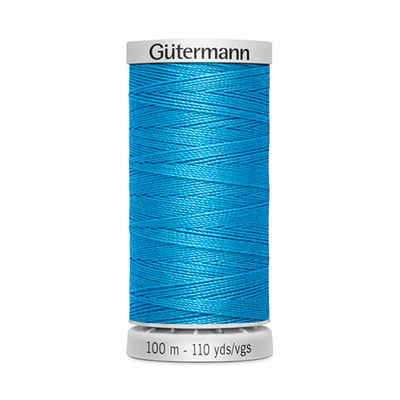 Нитки суперкрепкие Gutermann Extra Strong M782 №40 (100 метров), 5 кат. | 197 лазурно-голубой