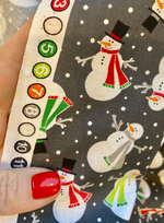 Ткань Новогодняя 100% хлопок. 50х55см. пэчворк (Италия)