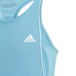 Футболка для девочки теннисная Adidas G Pop Up Tank Top - hazy blue/white