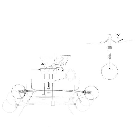 Потолочная люстра Imperium Loft Matisse 194950-23