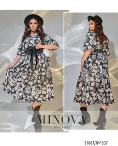 Платье 1537-черный Minova