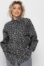 Рубашка Дарлин (серо-черная) Б14960-18М LT Collection