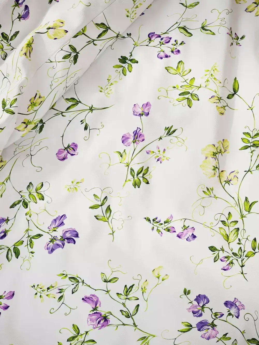 Наволочка комплект 2шт перкаль Сказка "Душистый горошек" 45х45 см на молнии