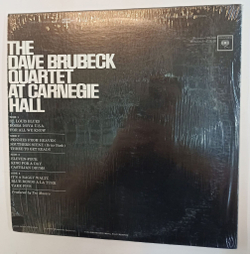 Винтажная виниловая пластинка LP The Dave Brubeck Quartet At Carnegie Hall 2LP (USA 1967)