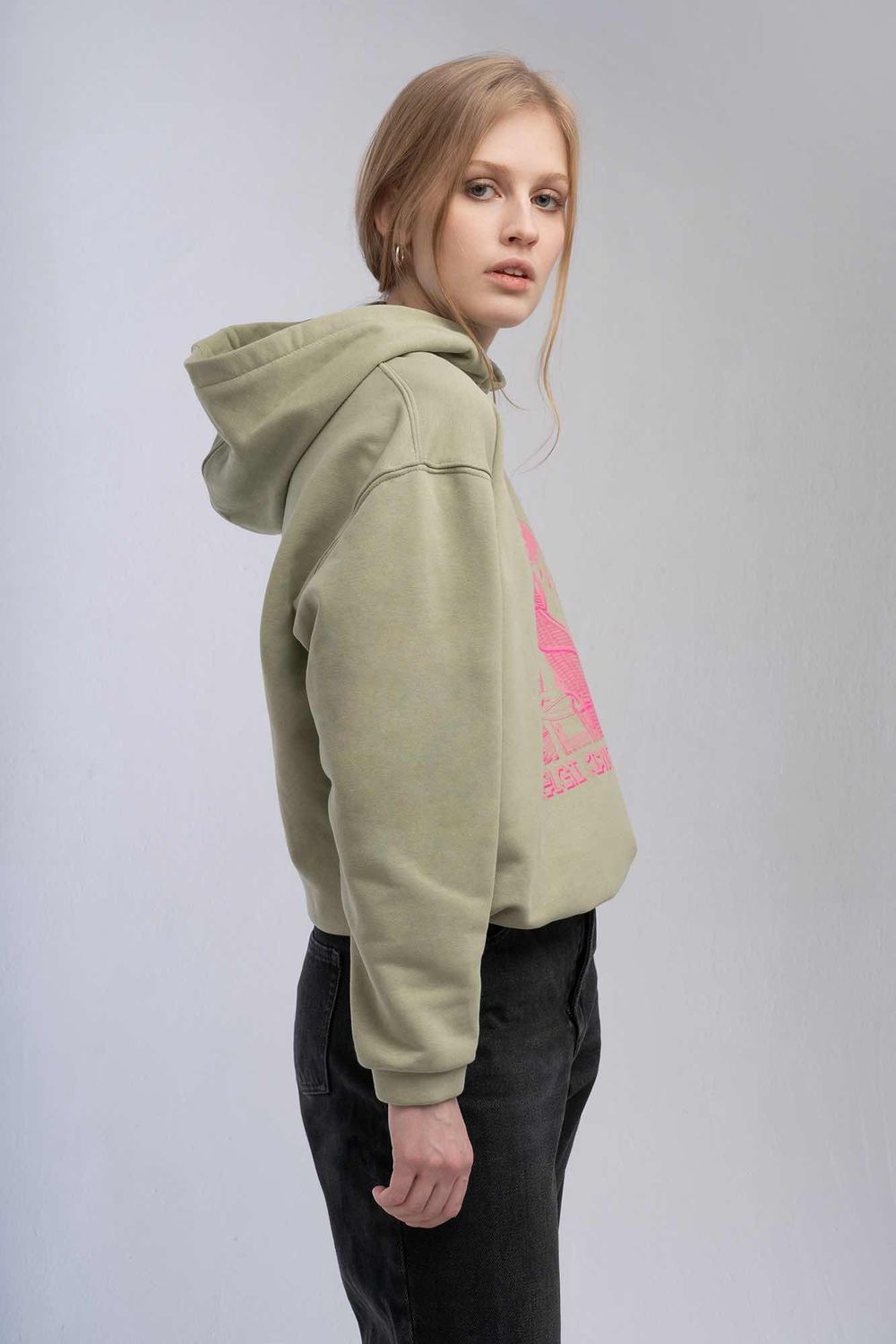 Худи HELGI INGVARR Змей Женский Хаки