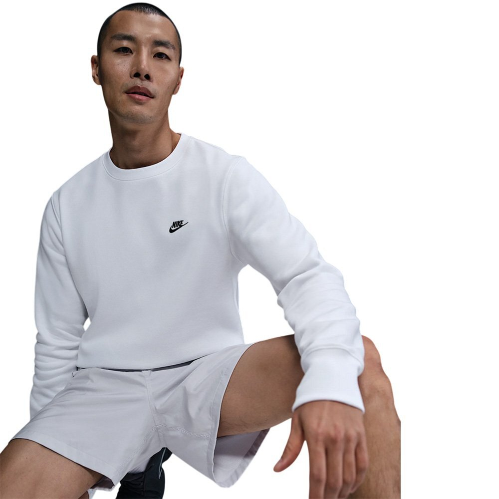 Баскетбольная толстовка Nike Club Sweatshirt White