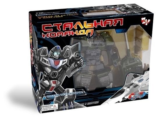 Робот-трансформер зеленый, трансформируется в военный танк