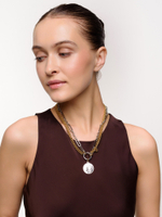 Колье "Marriot coin" Bicolor