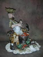Статуэтка. Фарфор. Повар. Capodimonte. Италия