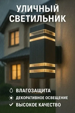 Светильник уличный настенный светодиодный