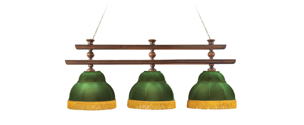 Лампа Ливерпуль Люкс 3 плафона - ясень