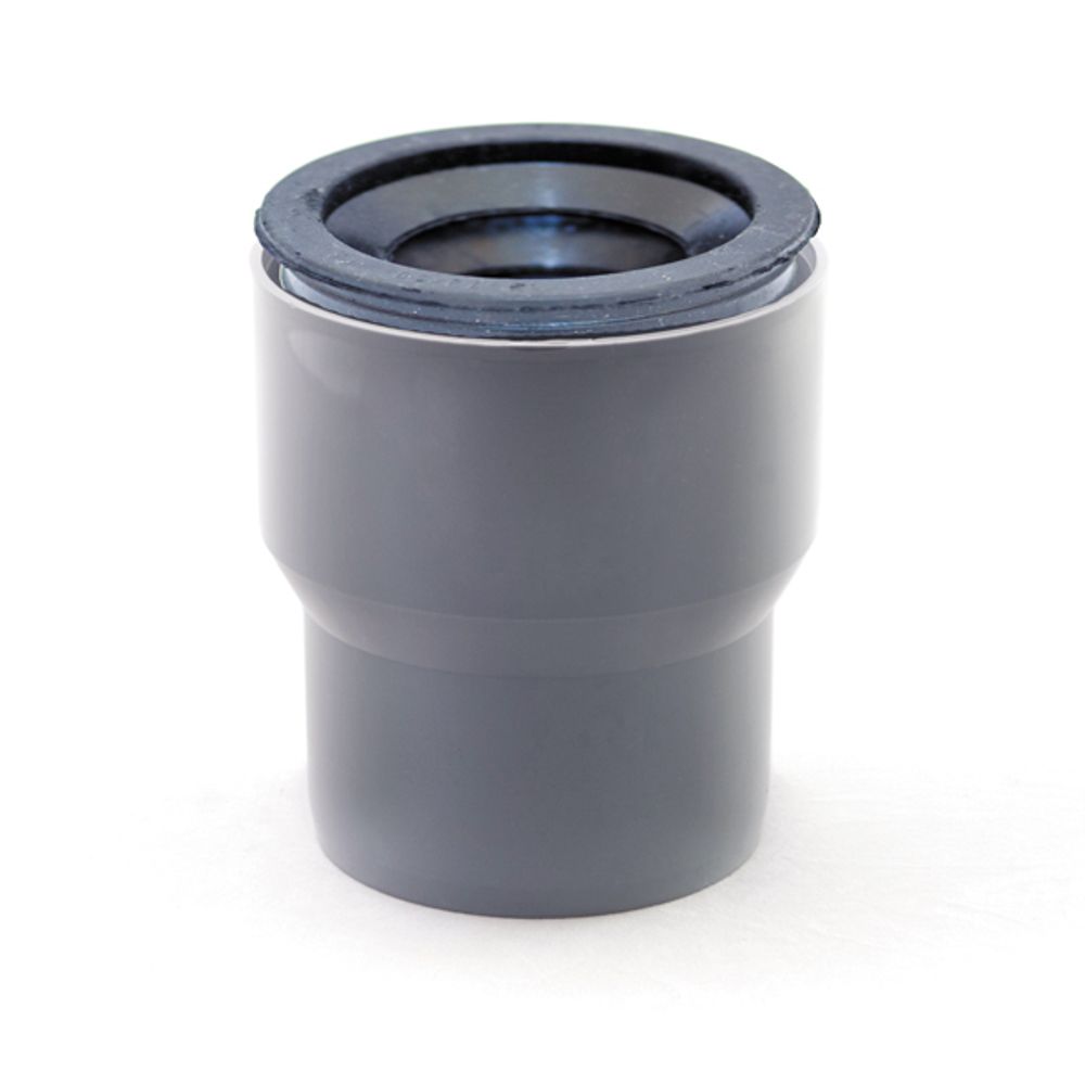 Переходник канализац внутр на чугунную трубу (комплект с манжетой) Ø110-124 РосТурПласт, 15580 /2