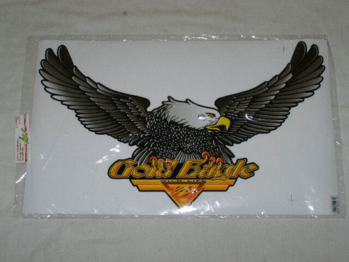 Наклейка Орел  Gold Eagle  (390х645) серый (A-STICKER)