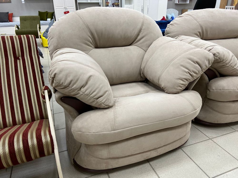 Кресло "Квин 6" БД (Pandora cocoa, 1 категория), Новый Век