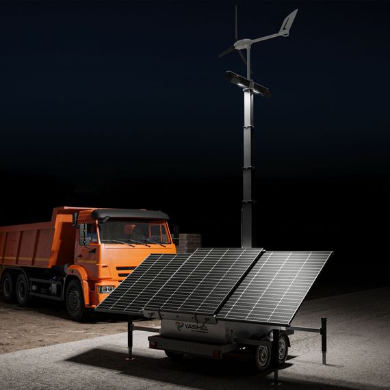 Передвижная электростанция ветро-солнечная, фото №775301828