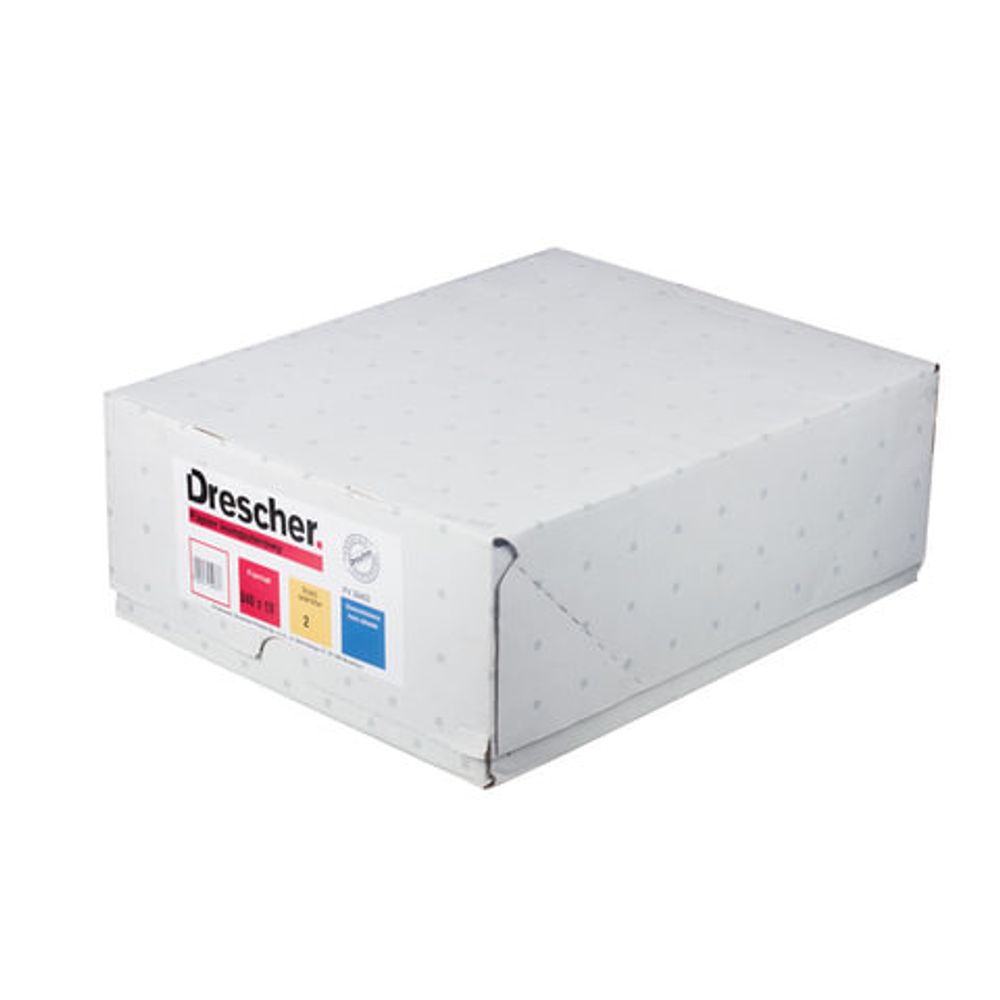 Бумага самокопирующая с перфорацией цветная, 240х305 мм (12"), 2-х слойная, 900 комплектов, DRESCHER, 110694