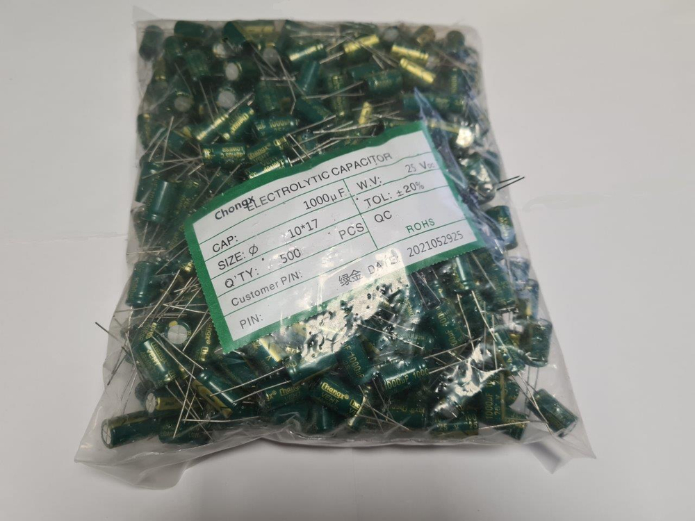 Конденсатор 1000uF 25V