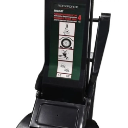 Домкрат подкатной гидравлический двухпоршневой 4т (h min 95мм, h max 560мм) RockForce##Rock FORCE RF-TH33502(RF83502)