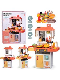 Игровой набор кухня со звуком, светом, подачей водой (889-298)