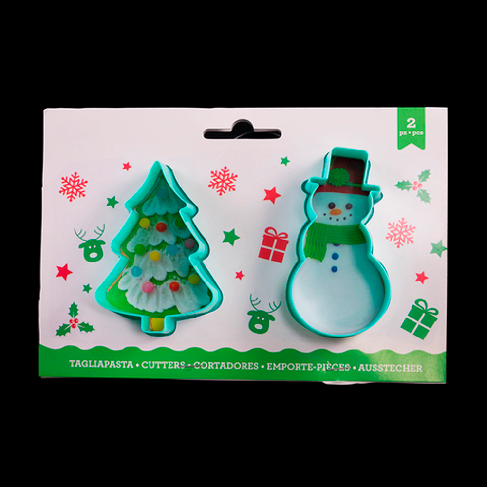 Вырубка для печенья "Елка" двухстор., 25-125 мм, 2 шт.