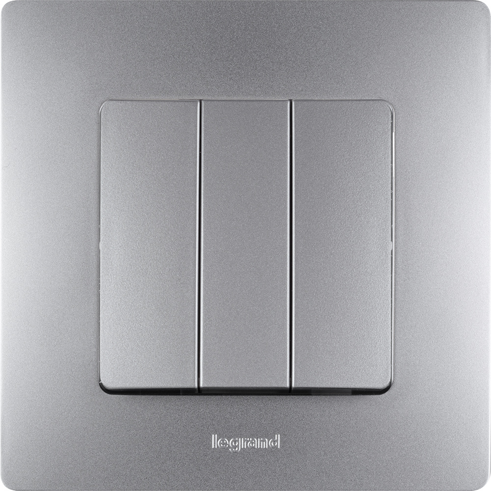 Рамка 1 пост алюминий ETIKA Legrand