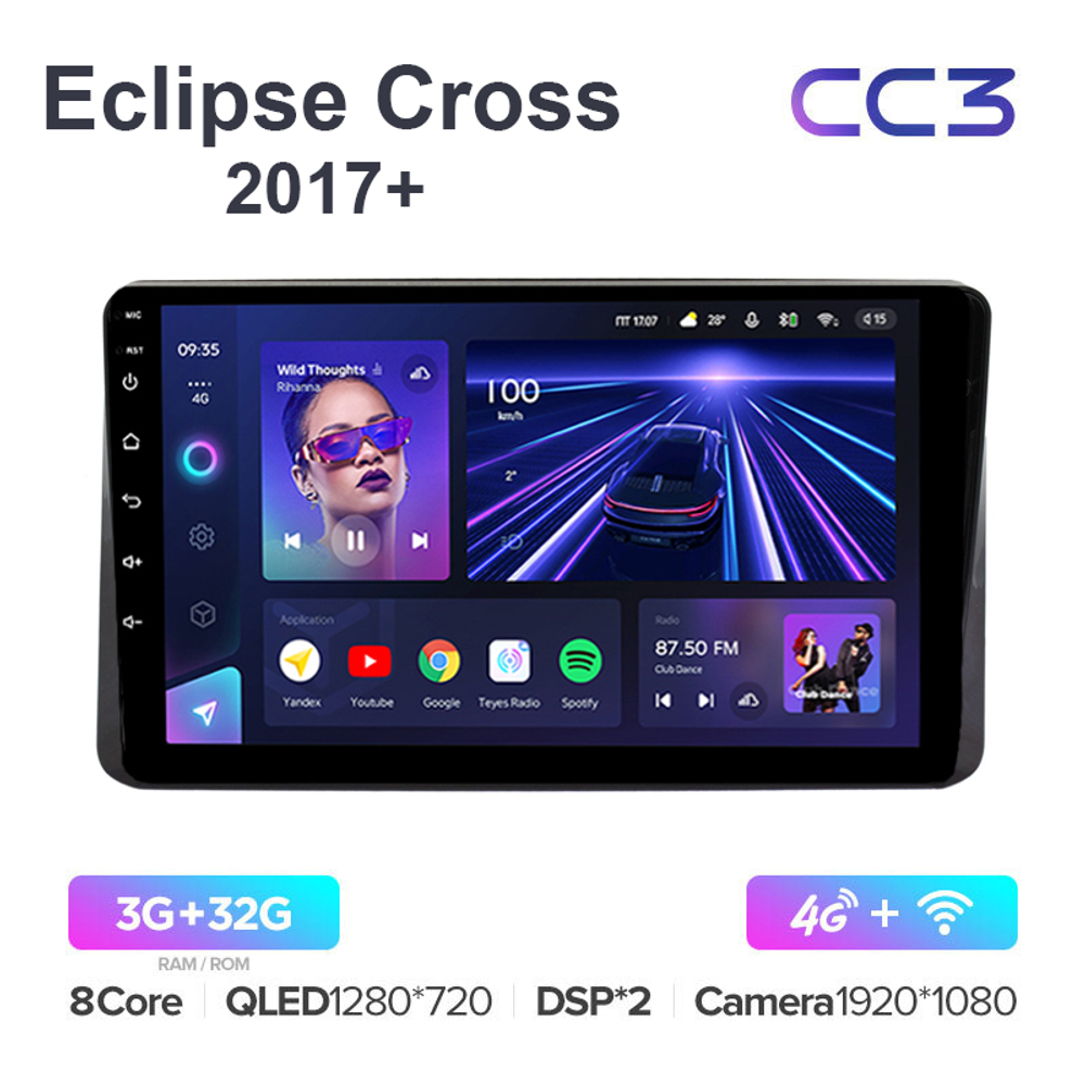 Teyes CC3 10,2"для Mitsubishi Eclipse Cross 2017+