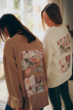 Лонгслив Oversize с принтом