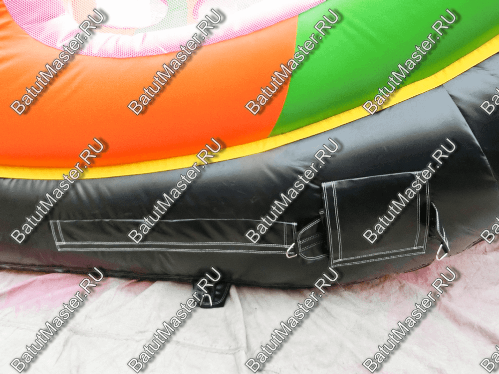 Батут-горка "Дракон 2", 15*7*9 м