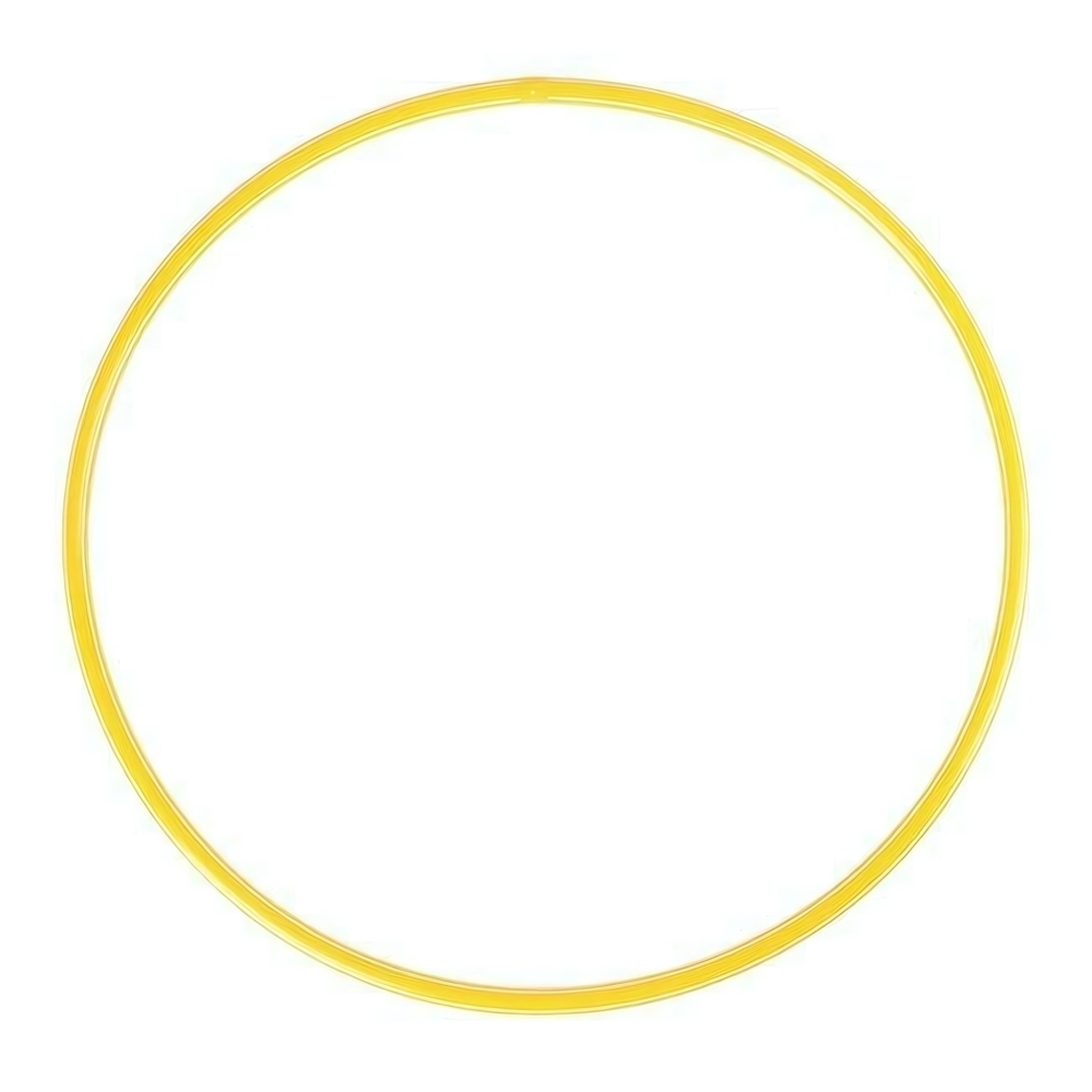 Обруч, диаметр 90 см, цвет желтый (Крошка Я)