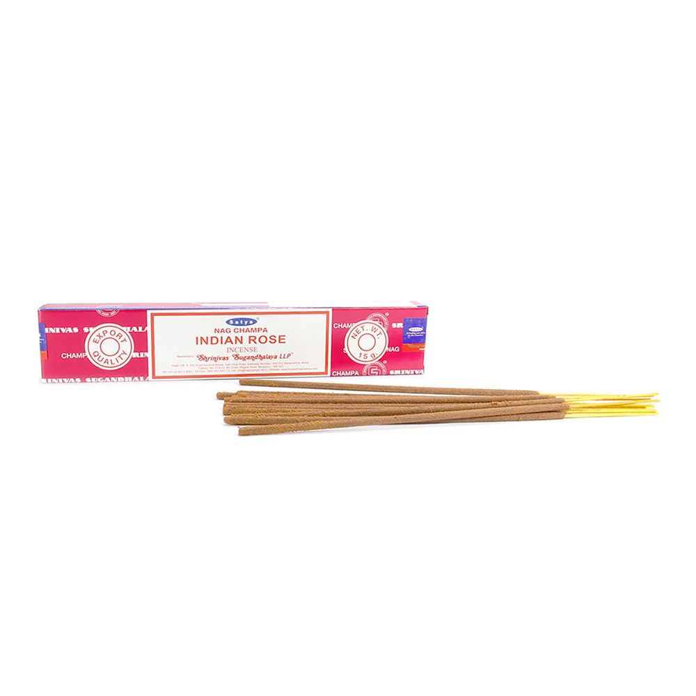 Satya Nag Champa Indian Rose Благовоние-масала Индийская Роза 15 г