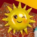 Шар (31''/79 см) Фигура, Солнце, 1 шт.