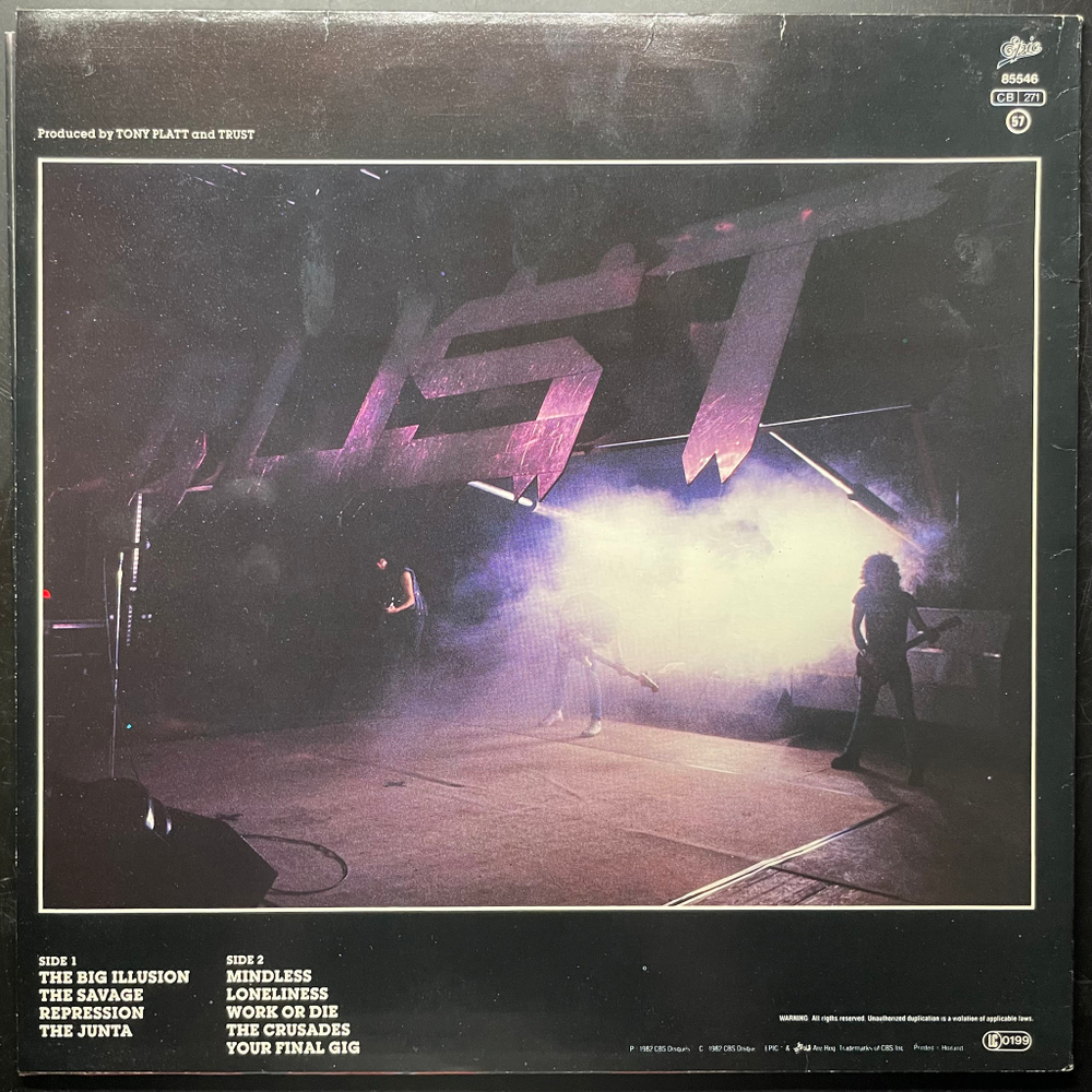 Trust – Savage (Голландия 1982г.)