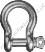 ЗУБР 1/2″ (12.7 мм), 6 шт, палец 16 мм, г/п 2 тн, омегообразная скоба, цинк, Профессионал (304525-13)