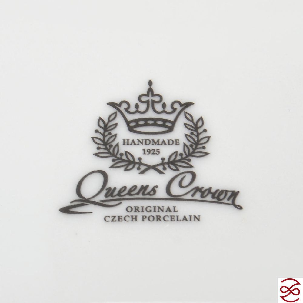 Салатник Queen's Crown Золотая роза 23 см