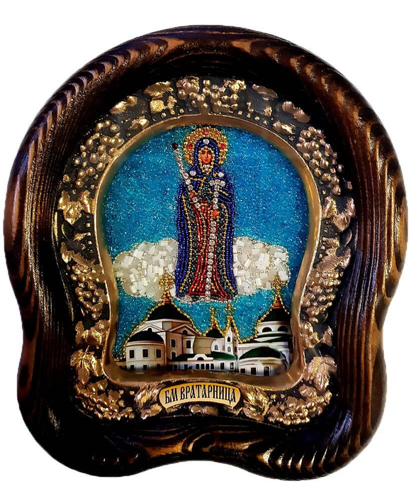 Богородица Вратарница бисер