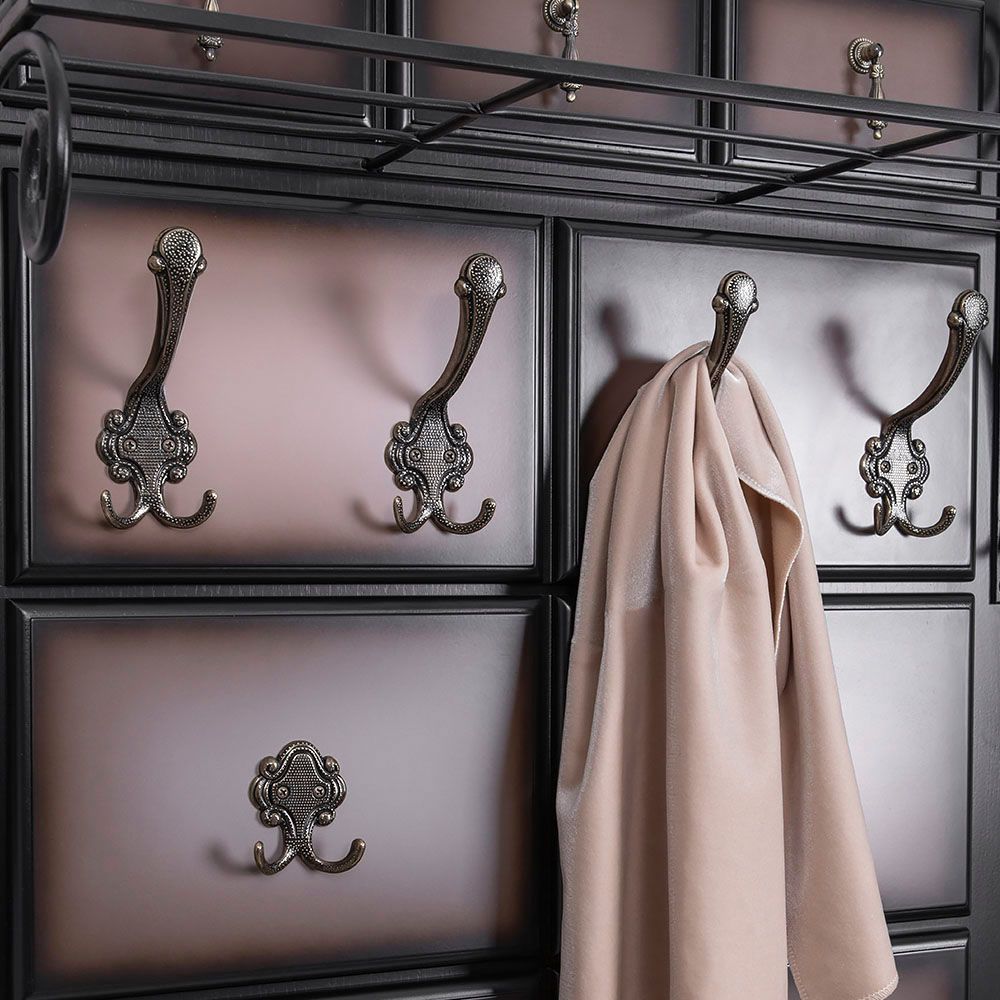 Вешалка настенная Пандора 3 Орех Оберджин Шоколад