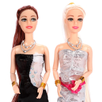 Кукла тип Модель 2шт. на шарнирах с аксесс. 32см, коробка D627