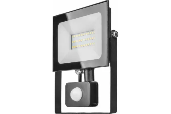 Прожектор светодиодный Онлайт 50W OFL-02 4000К 4000Лм IP65 с датчиком движения черный 36194