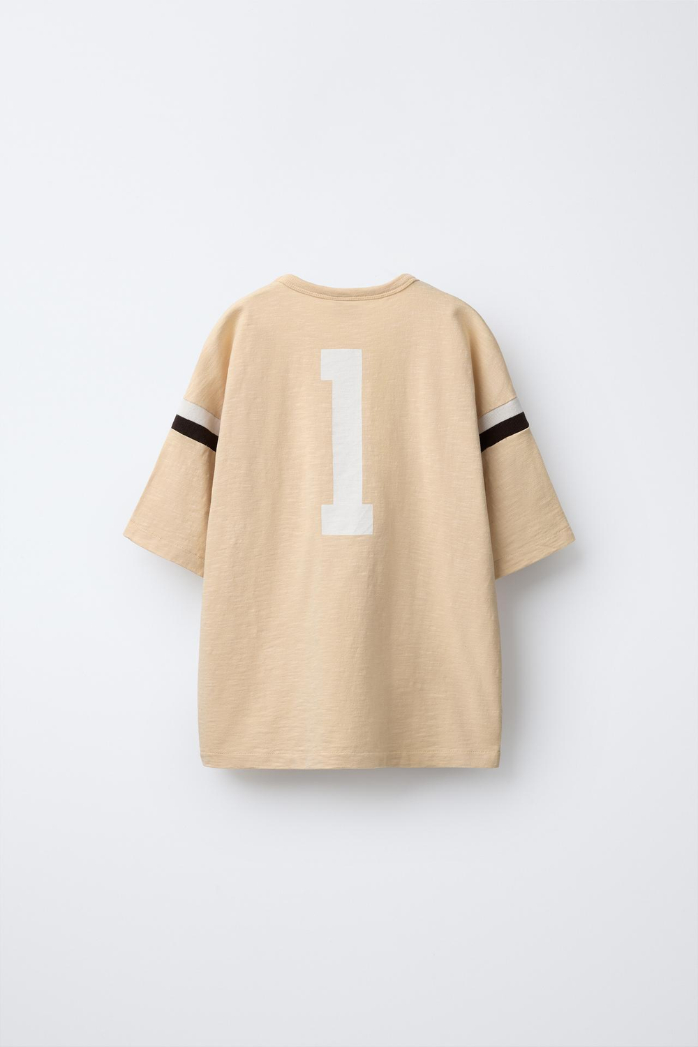 ZARA ФУТБОЛКА С НАШИВКАМИ, ЖЕЛТЫЙ