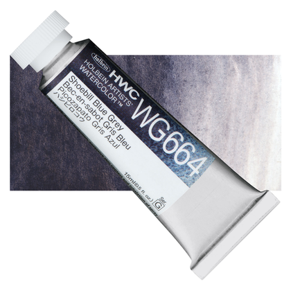 Акварель Holbein 15 мл. WG664 Shoebill Blue Grey