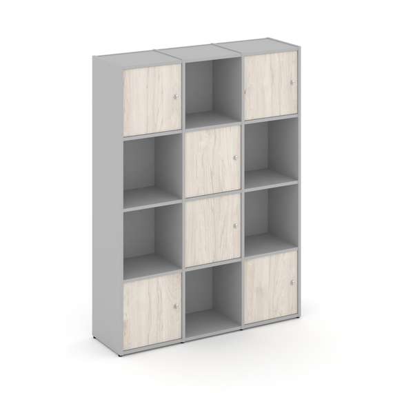 Locker plus Комплект №6 LK.K-006 Серый/Денвер Светлый 1188*350*1593