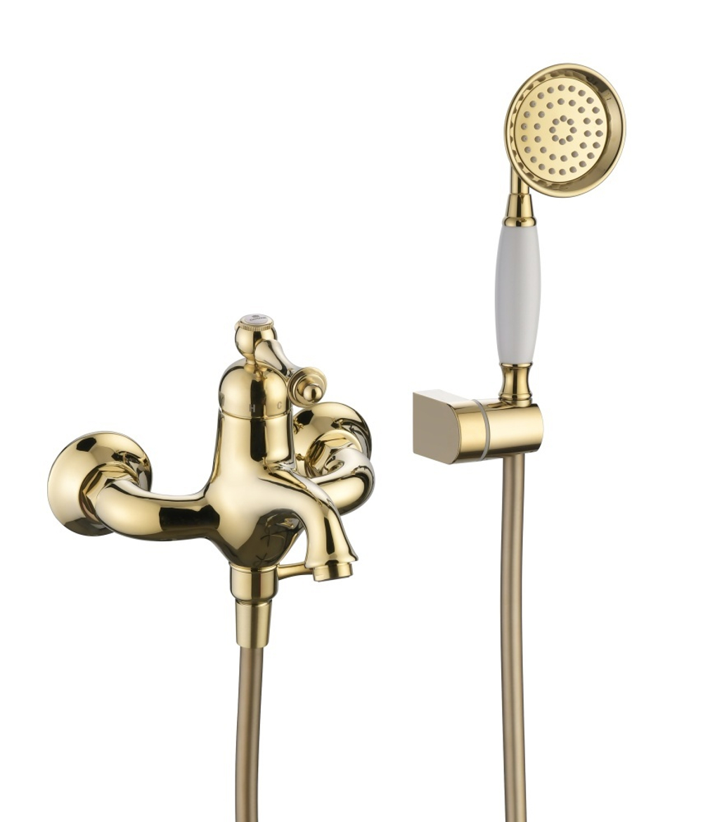 77031-E Смеситель однорыч для ванны  (ЗОЛОТ) GANZER  (8/1шт)