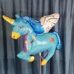 Фольгированный шар-фигура «Единорог с крыльями», 112 см
