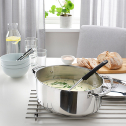 IKEA 365+ Поддон для расстойки с крышкой, нержавеющая сталь, 7,0 л